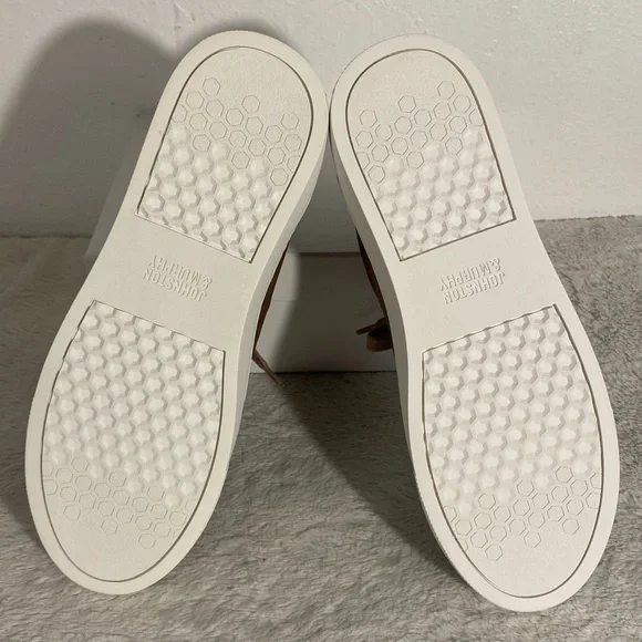 Johnston & Murphy Banks Lace to Toe Leather Sneakers Men’s Size 9.5 M Taupe - Picture 7 of 9